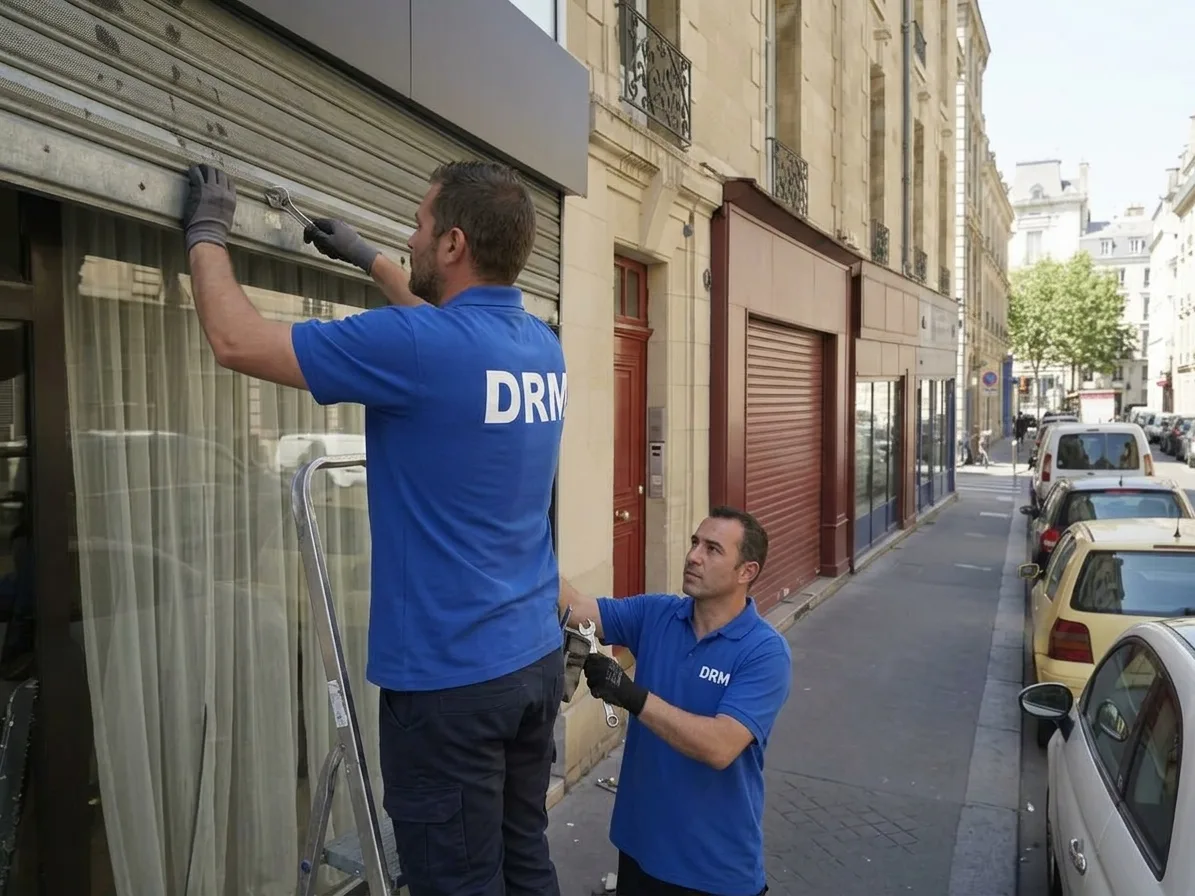 Rideau de boutique débloqué — Rideau métallique à Bobigny Rideau de boutique débloqué — Rideau métallique à Bobigny